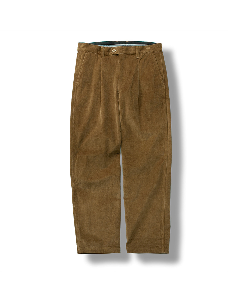 CORDUROY TAPERED PANTS CHESTNUT